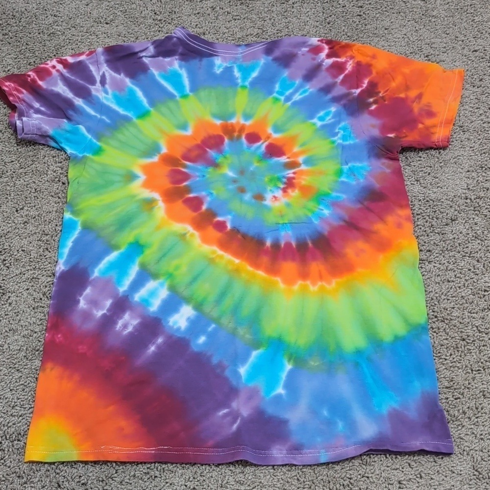 Disneyland Resort Spiral Tie Dye T-Shirt Mickey Mouse women's size Small - Picture 5 of 5
